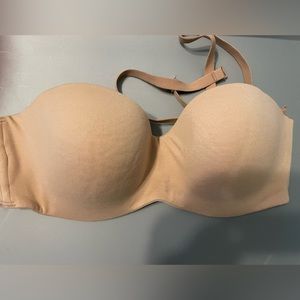Victorias Secret Nude Strapless Bra